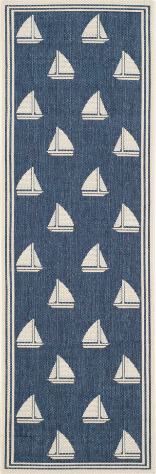 Safavieh Courtyard CY7422 Navy/Beige Area Rug 