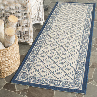 Safavieh Courtyard CY7427 Beige/Navy Area Rug  Feature