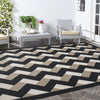 Safavieh Courtyard CY7430 Black/Brown Area Rug  Feature