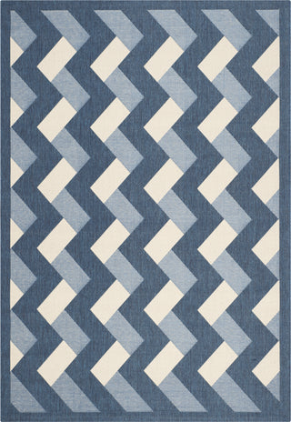 Safavieh Courtyard CY7430 Navy/Beige Area Rug 