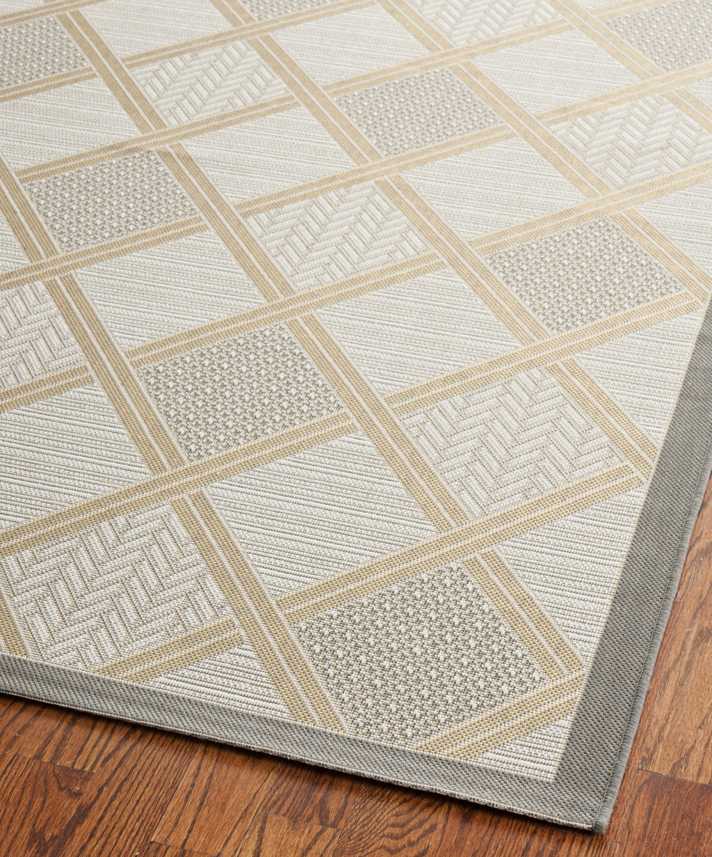Safavieh Courtyard CY7570 Light Grey/Anthracite Area Rug  Feature