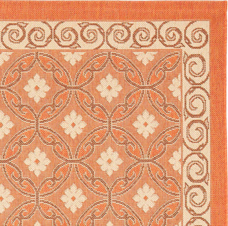 Safavieh Courtyard CY7810 Terracotta/Cream Area Rug 