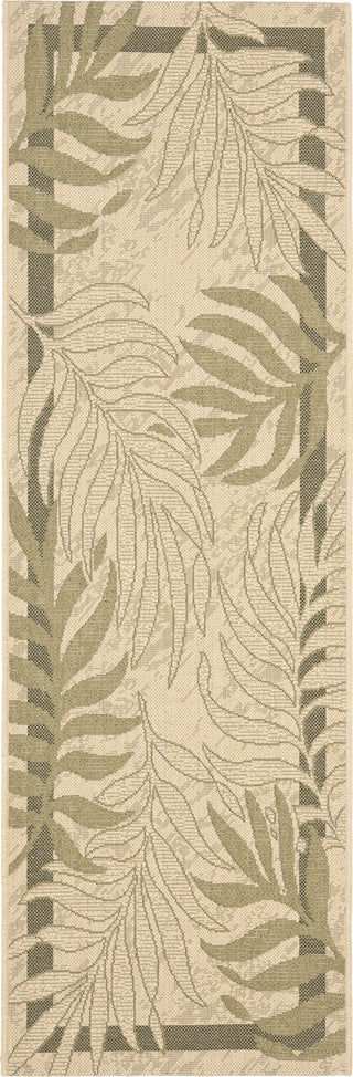 Safavieh Courtyard CY7836 Cream/Green Area Rug 