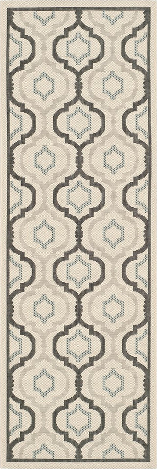 Safavieh Courtyard CY7938 Beige/Black Area Rug Runner Image