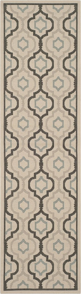 Safavieh Courtyard CY7938 Beige/Black Area Rug Runner Image