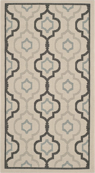 Safavieh Courtyard CY7938 Beige/Black Area Rug 3' Image