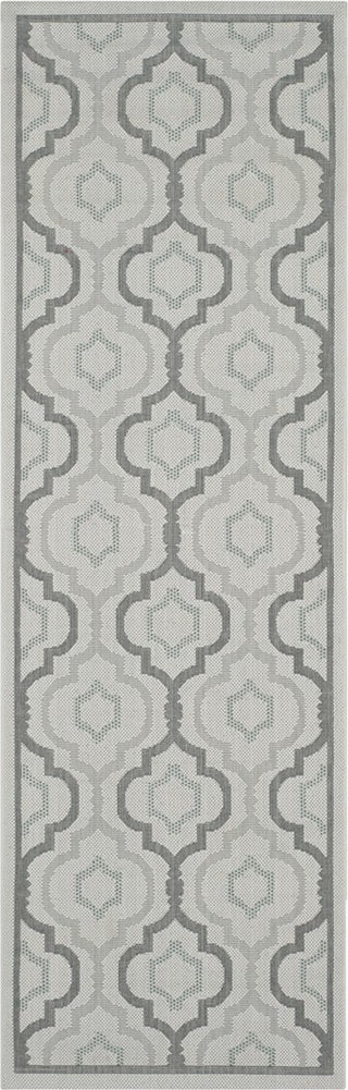 Safavieh Courtyard CY7938 Light Grey/Anthracite Area Rug Runner Image