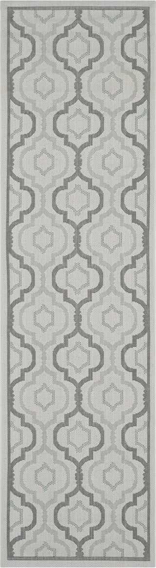 Safavieh Courtyard CY7938 Light Grey/Anthracite Area Rug Runner Image