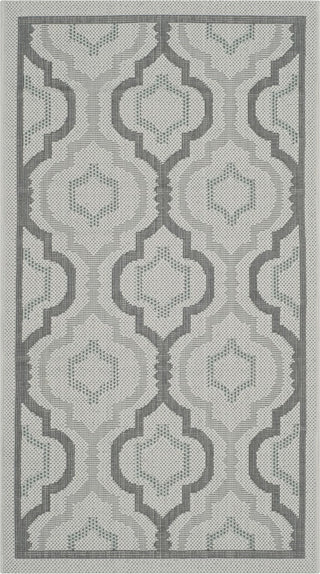 Safavieh Courtyard CY7938 Light Grey/Anthracite Area Rug 2' Image