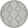 Safavieh Courtyard CY7938 Light Grey/Anthracite Area Rug Round Image