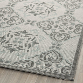 Safavieh Courtyard CY7978 Light Grey/Anthracite Area Rug 