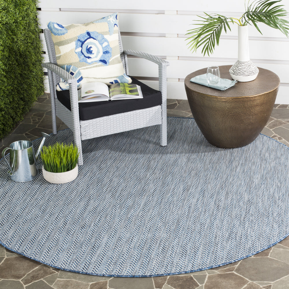 Safavieh Courtyard CY8022 Navy/Grey Area Rug  Feature