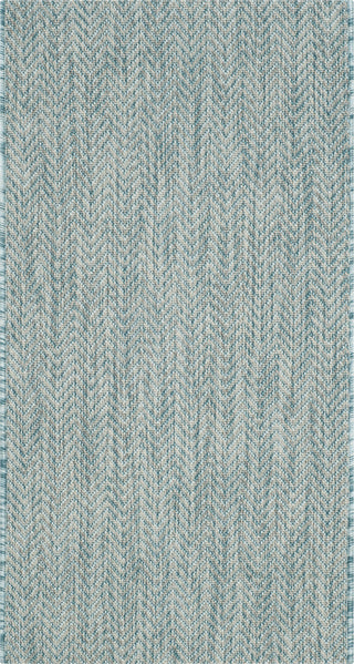 Safavieh Courtyard CY8022 Aqua/Grey Area Rug main image