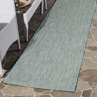 Safavieh Courtyard CY8022 Aqua/Grey Area Rug 