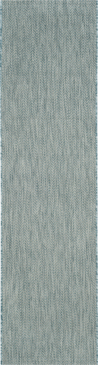 Safavieh Courtyard CY8022 Aqua/Grey Area Rug 