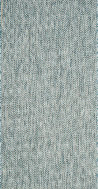 Safavieh Courtyard CY8022 Aqua/Grey Area Rug 