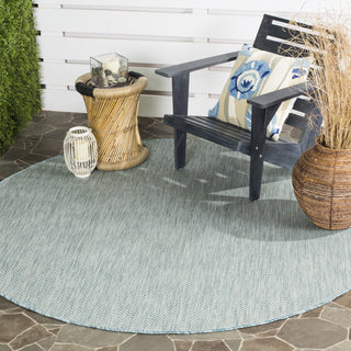 Safavieh Courtyard CY8022 Aqua/Grey Area Rug  Feature