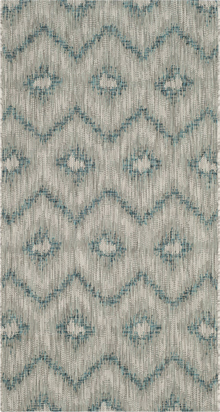 Safavieh Courtyard CY8463 Grey/Blue Area Rug main image