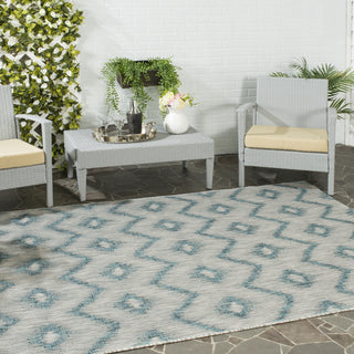 Safavieh Courtyard CY8463 Grey/Blue Area Rug  Feature