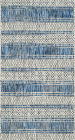 Safavieh Courtyard CY8464 Grey/Navy Area Rug 