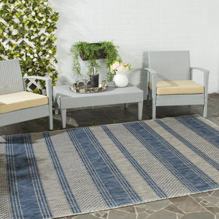 Safavieh Courtyard CY8464 Grey/Navy Area Rug  Feature