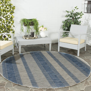 Safavieh Courtyard CY8464 Grey/Navy Area Rug 