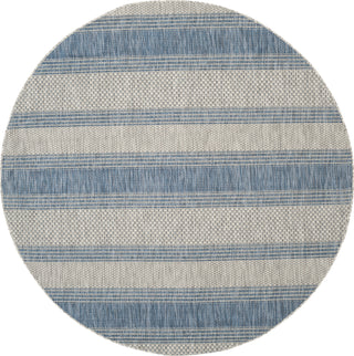 Safavieh Courtyard CY8464 Grey/Navy Area Rug 