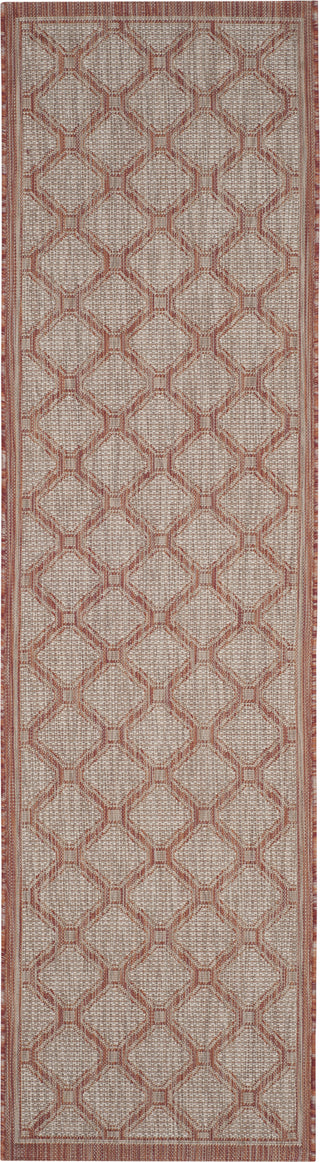 Safavieh Courtyard CY8474 Red/Beige Area Rug 