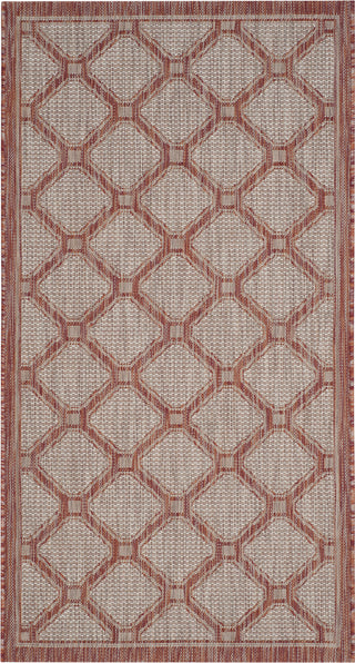 Safavieh Courtyard CY8474 Red/Beige Area Rug 