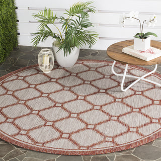 Safavieh Courtyard CY8474 Red/Beige Area Rug 