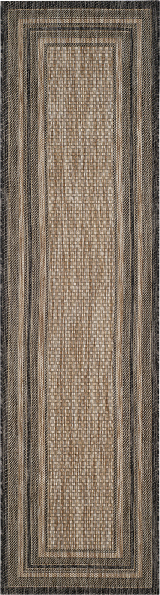 Safavieh Courtyard CY8475 Natural/Black Area Rug 