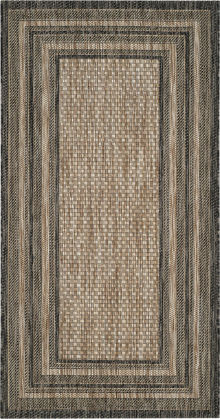 Safavieh Courtyard CY8475 Natural/Black Area Rug 