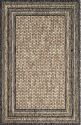 Safavieh Courtyard CY8475 Natural/Black Area Rug 