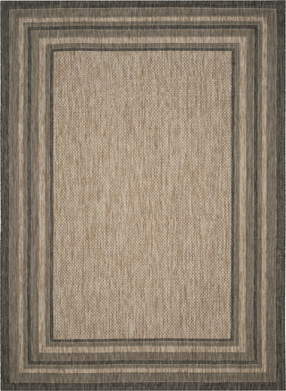 Safavieh Courtyard CY8475 Natural/Black Area Rug 