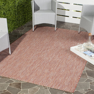 Safavieh Courtyard CY8521 Red/Beige Area Rug  Feature