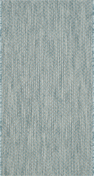 Safavieh Courtyard CY8521 Aqua/Grey Area Rug main image