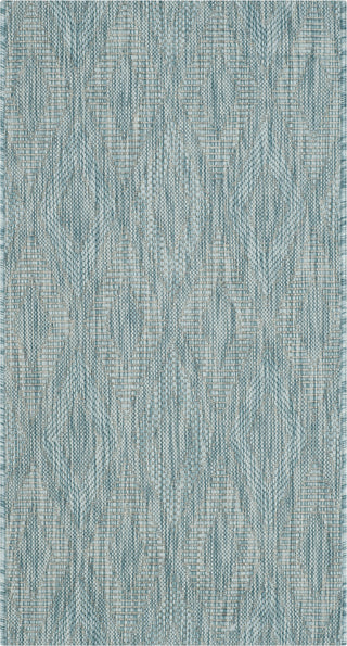 Safavieh Courtyard CY8522 Aqua/Aqua Area Rug main image