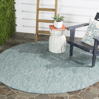 Safavieh Courtyard CY8522 Aqua/Aqua Area Rug  Feature