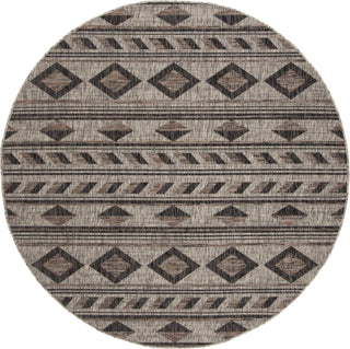 Safavieh Courtyard CY8529 Grey/Black Area Rug 