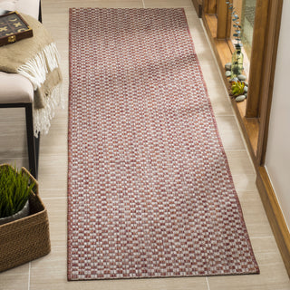 Safavieh Courtyard CY8653 Rust/Light Grey Area Rug 