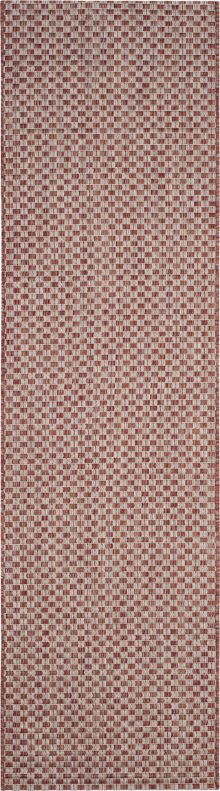 Safavieh Courtyard CY8653 Rust/Light Grey Area Rug 