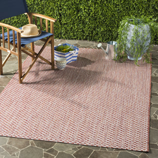 Safavieh Courtyard CY8653 Rust/Light Grey Area Rug  Feature