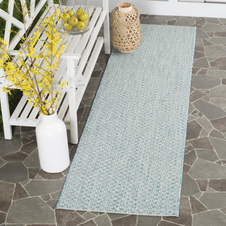 Safavieh Courtyard CY8653 Light Blue/Light Grey Area Rug 