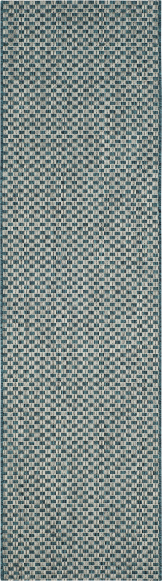 Safavieh Courtyard CY8653 Turquoise/Light Grey Area Rug 