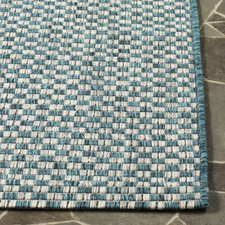 Safavieh Courtyard CY8653 Turquoise/Light Grey Area Rug 