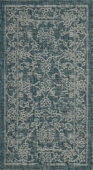 Safavieh Courtyard CY8680 Turquoise Area Rug main image