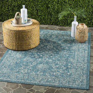 Safavieh Courtyard CY8680 Turquoise Area Rug 