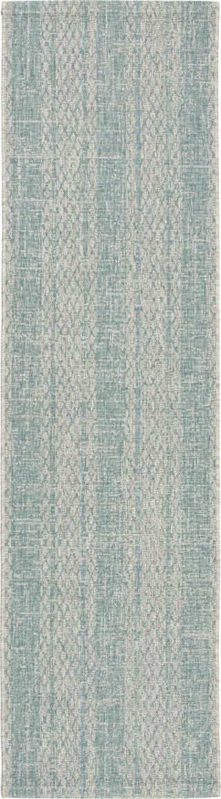 Safavieh Courtyard CY8736 Light Grey/Aqua Area Rug 