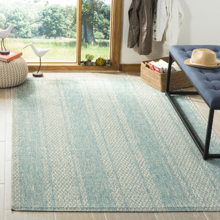 Safavieh Courtyard CY8736 Light Grey/Aqua Area Rug  Feature