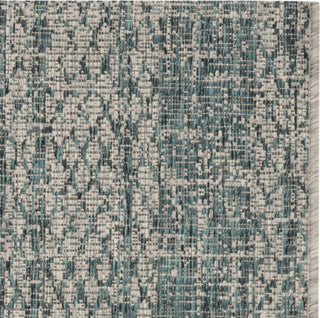 Safavieh Courtyard CY8736 Light Grey/Teal Area Rug 